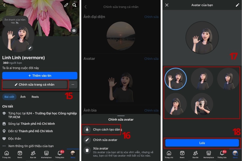 Thêm avatar sticker động trên Facebook ảnh 6
