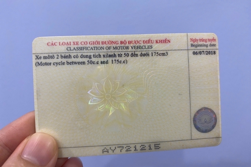 Thi bằng lái xe máy bằng xe tay ga được không 3