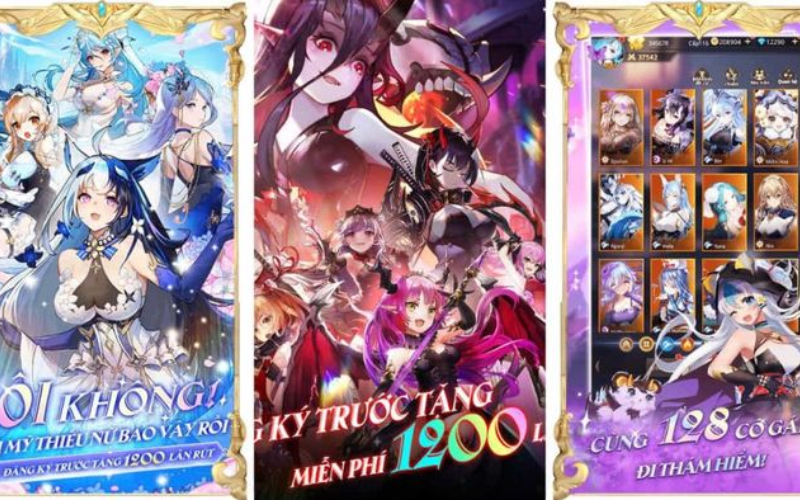 Nhiều nhân vật đa dạng