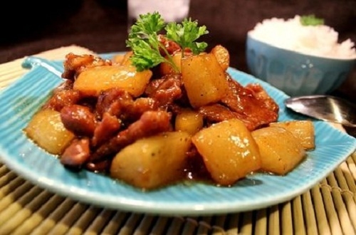 thịt bò kho su hào ảnh 1