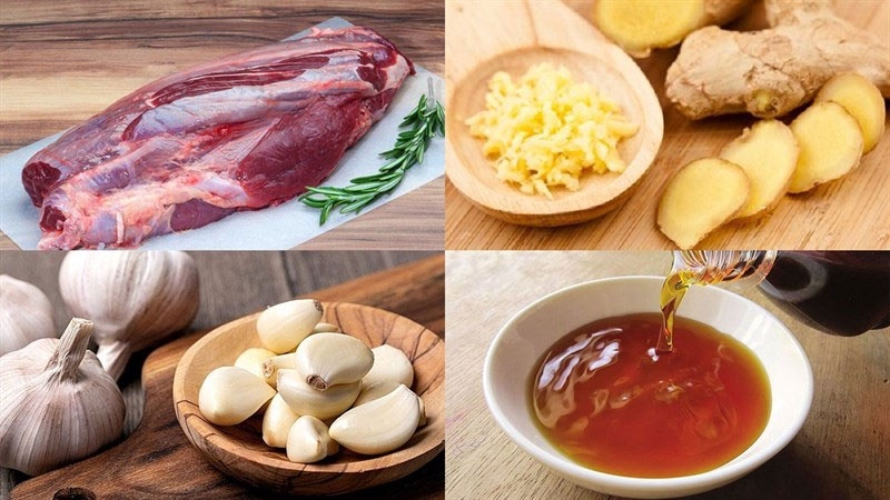 Thịt bò rim khô hình 1