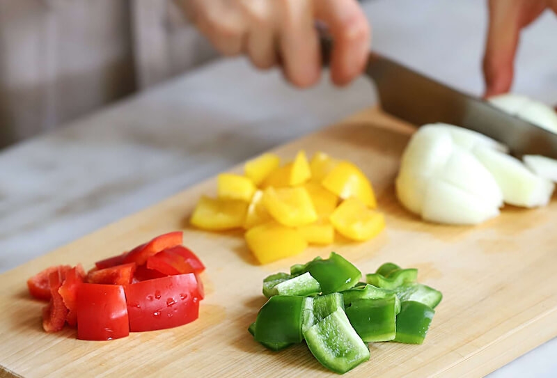 Thịt heo nướng tỏi tây (hình 6)