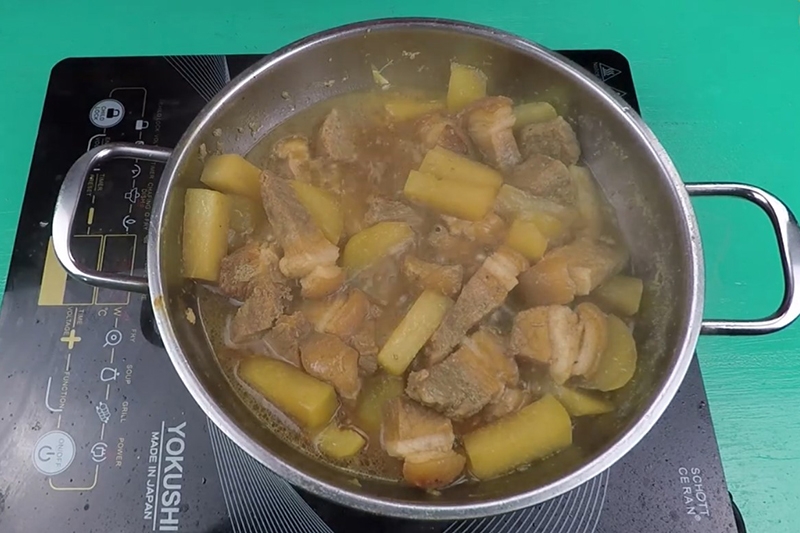 cách làm thịt kho su hào (hình 11)