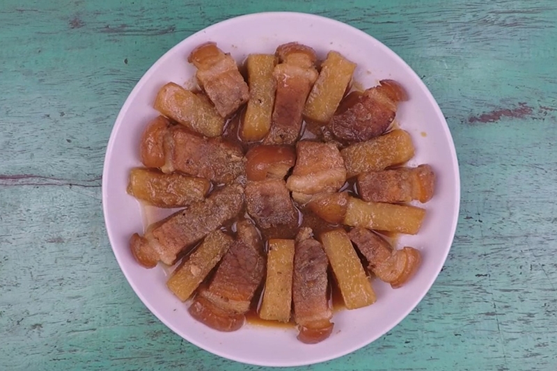 cách làm thịt kho su hào (hình 12)