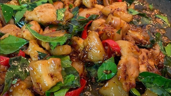 thịt lợn xào lá móc mật hình 7