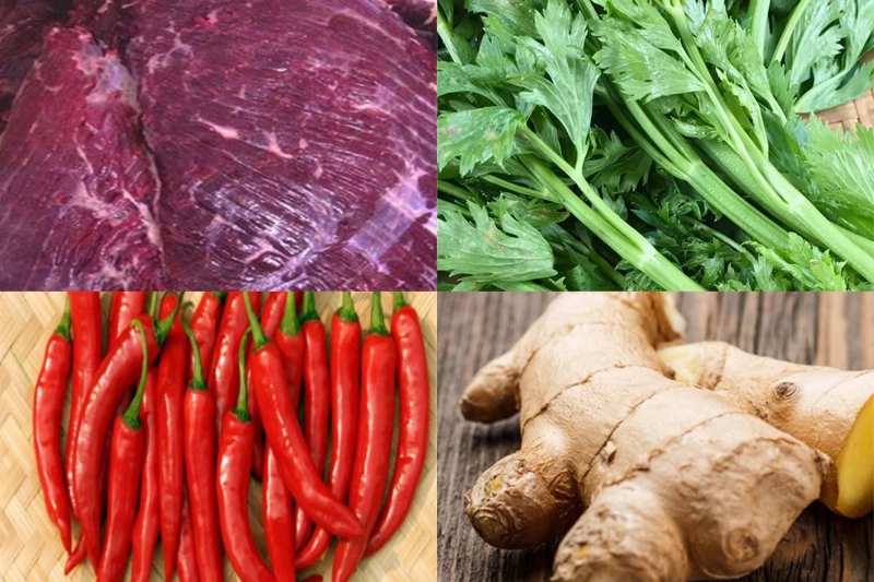 Thịt trâu xào cần tây (hình 1)