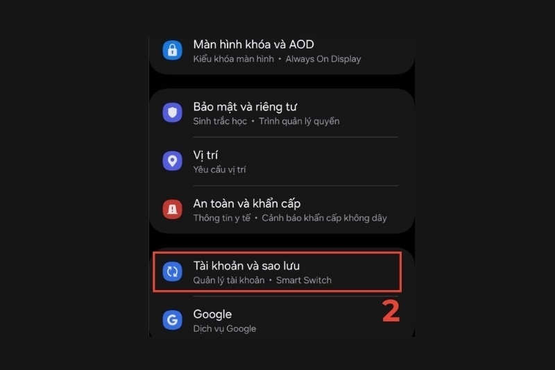 thoát tài khoản CH Play 3