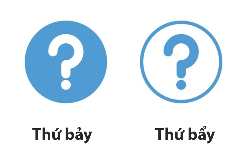 Thứ bảy hay thứ bẩy - hình 1