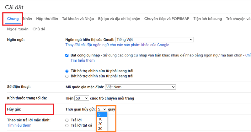 Thu hồi email đã gửi lâu trong Gmail có được không (hình 3)