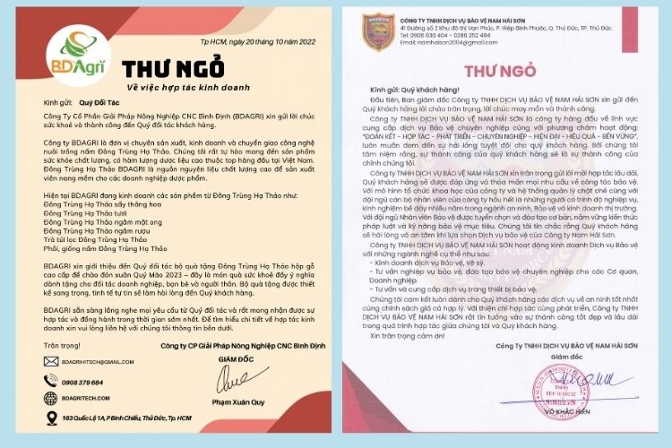 thư ngỏ