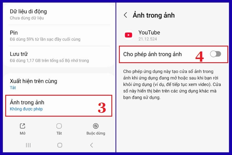 Thu nhỏ màn hình Youtube trên điện thoại ảnh 4