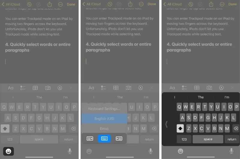 Bật bàn phím một tay trên iPhone
