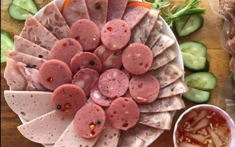 Thực đơn nem chả