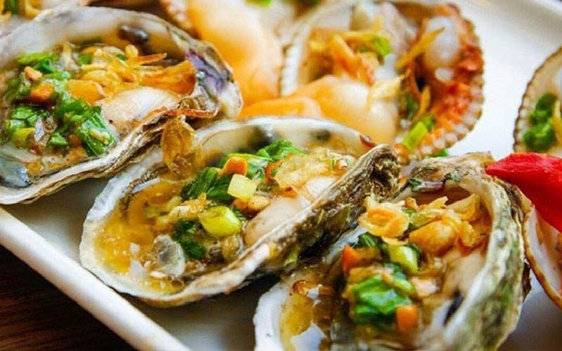 Thực đơn hải sản nướng