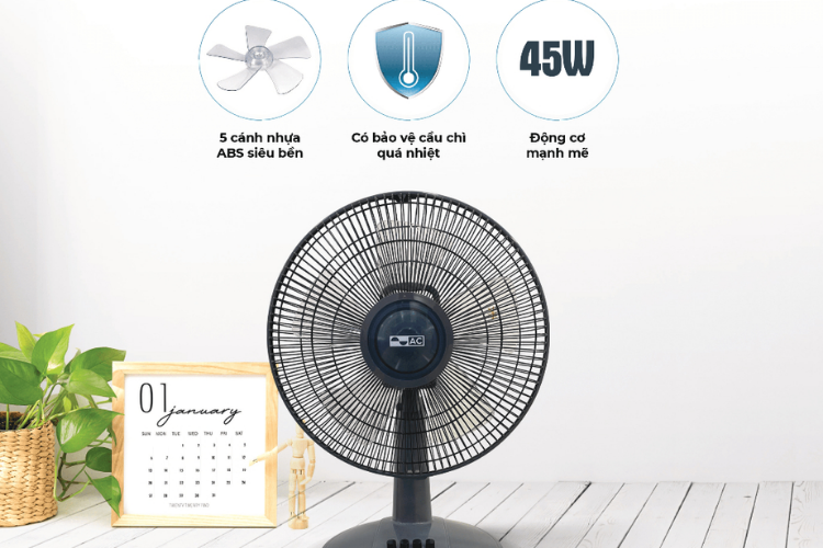 tiện ích của quạt bàn 6