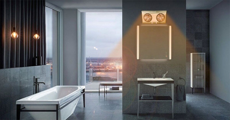 Tiêu chí chọn mua đèn sưởi nhà tắm hình 2