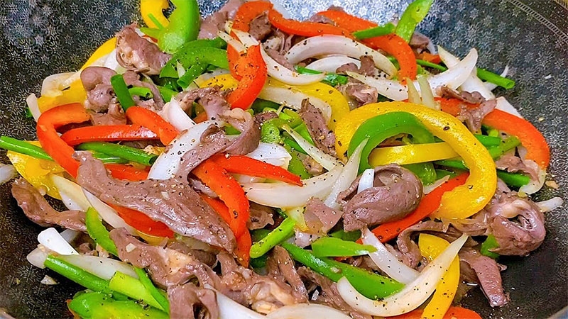 Tim lợn xào gì ngon hình 4