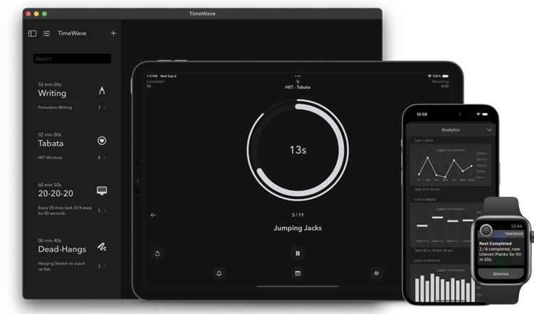 Timewave: Ứng dụng hẹn giờ hoàn hảo cho iPhone và iPad
