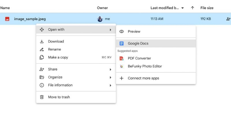 Chuyển hình ảnh và PDF thành văn bản bằng OCR trên Google Drive