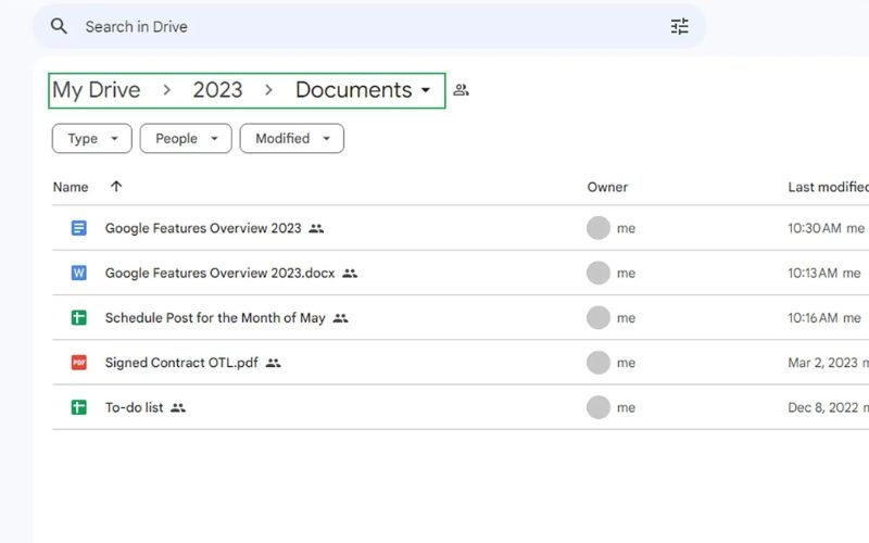Xem chính xác vị trí lưu trữ của tệp trên Google Drive