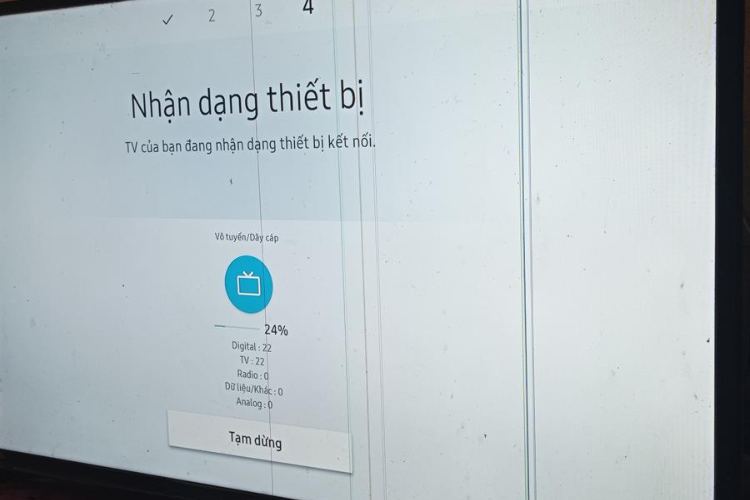 Tivi bị sọc trắng đen hình 2