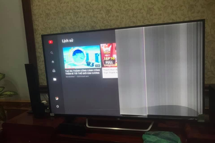 Tivi bị sọc trắng đen hình 3
