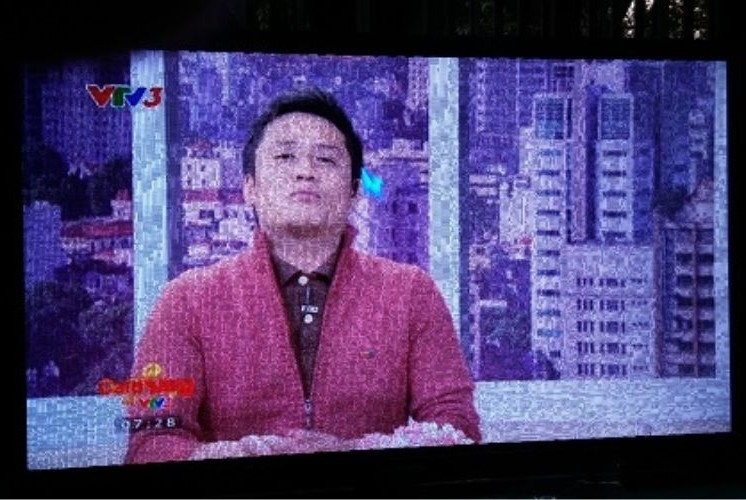 tivi hiển thị hình ảnh bị vỡ hình 2