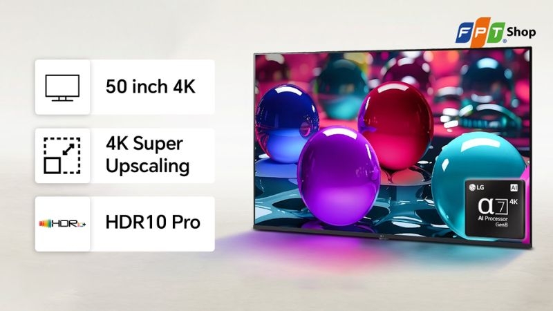 LG Smart TV AI 50 inch 4K 50UA7350PSB