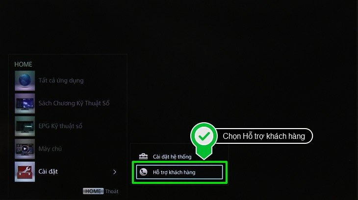 tivi mất tài khoản không vào ứng dụng hình 14