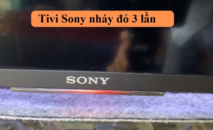 Tivi Sony nh&aacute;y đ&egrave;n đỏ 3 lần (H&igrave;nh 1)