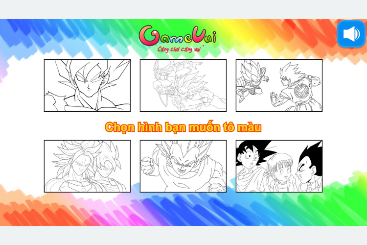 tô màu songoku 3