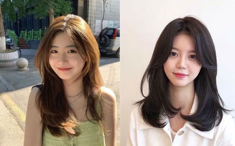 Tóc mái bay layer hình 2