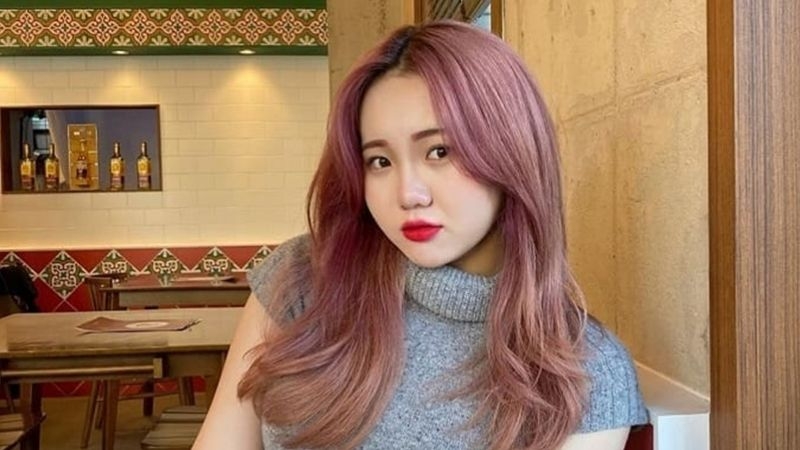 tóc màu hồng pastel hình 4