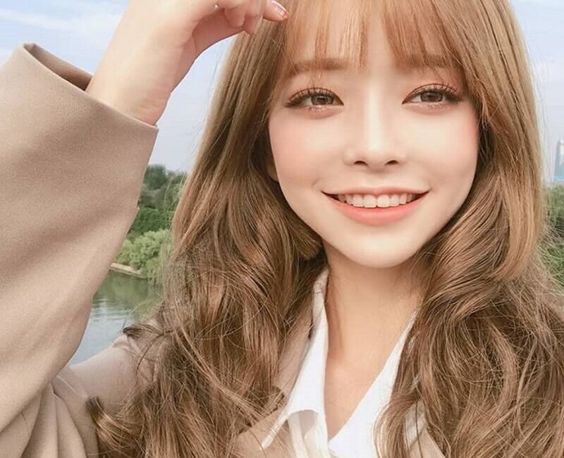 Tóc màu nâu hạt dẻ ảnh 15