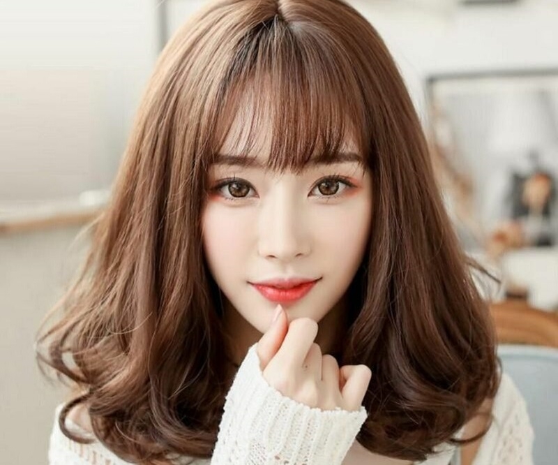 Tóc màu nâu hạt dẻ ảnh 1