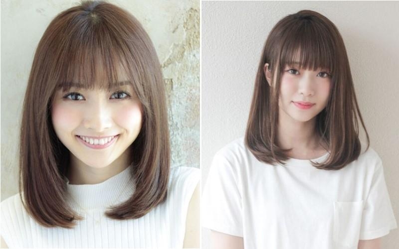 Tóc ngang vai uốn cụp ảnh 3