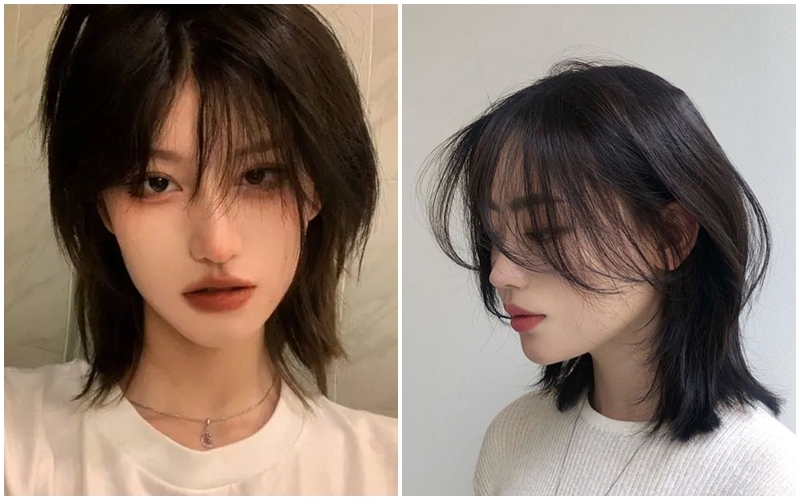 tóc tomboy mullet hình 3