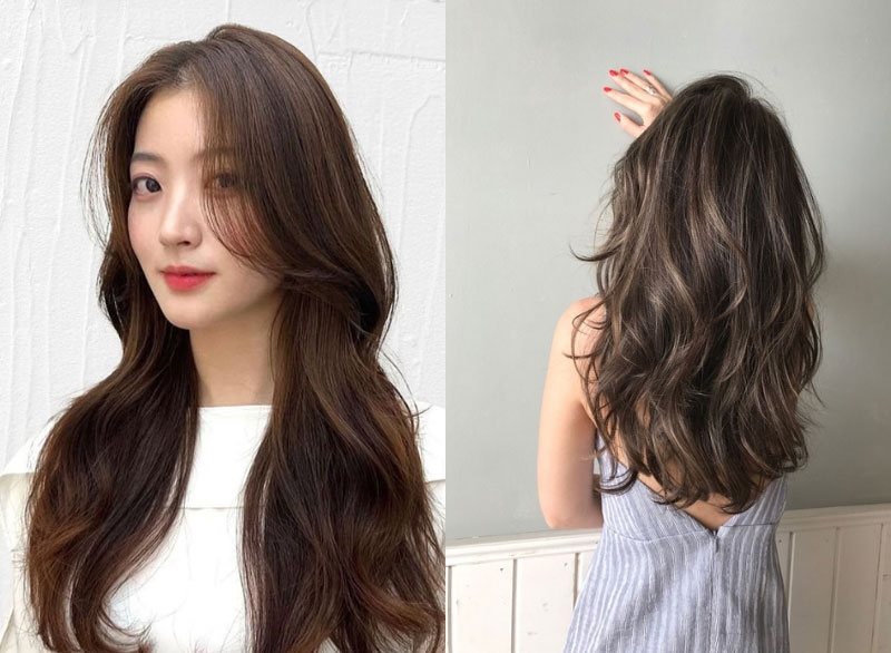 Tóc xoăn sóng hình 1