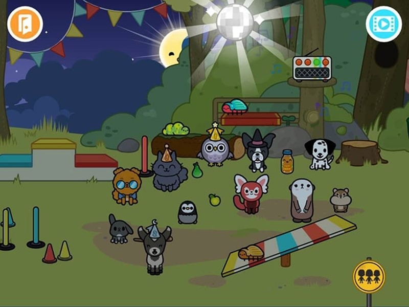 Game có các khu vực mô phỏng khung cảnh thiên nhiên hoang dã