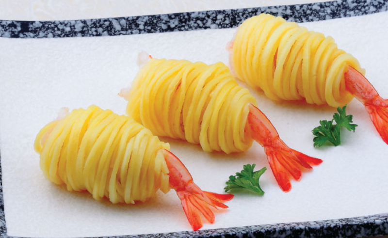 cách làm tôm cuộn khoai tây - hình 9