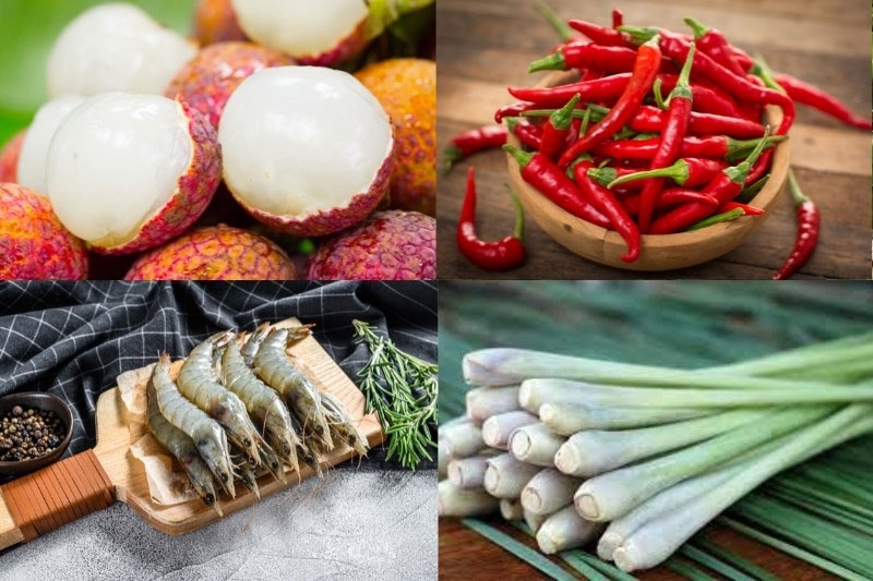 Tôm hấp trái vải hình 1