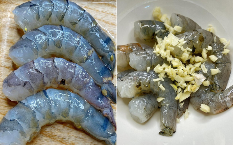 Sơ chế tôm để nấu