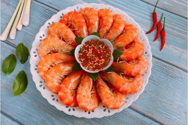 Tôm sú hấp 7