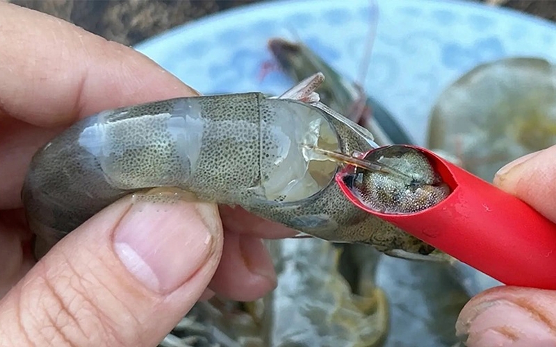 Bỏ túi cách làm tôm xào mướp hương dân dã (hình 4)