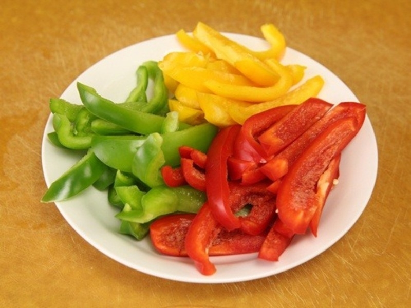 tôm xào ớt chuông 3