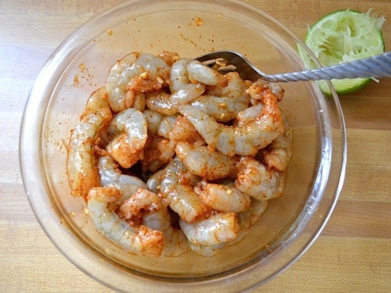 tôm xào ớt chuông 5