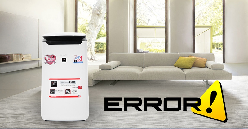 Tổng hợp lỗi máy lọc không khí Sharp 1
