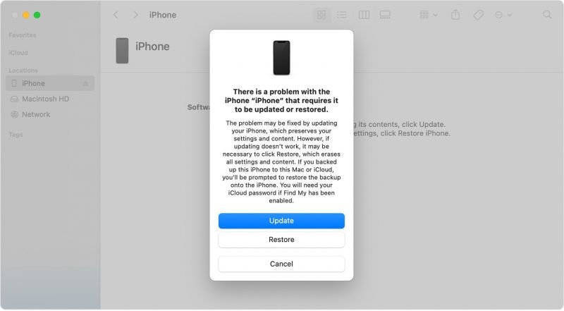 Top 4 cách khôi phục iPhone bị vô hiệu hoá hình 4