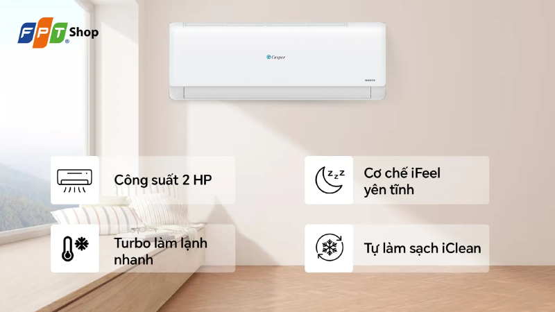 Top 5 máy lạnh Casper 2HP tốt nhất 2025 (hình 2)