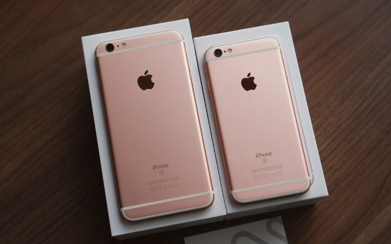 iPhone 6s và 6s Plus màu hồng